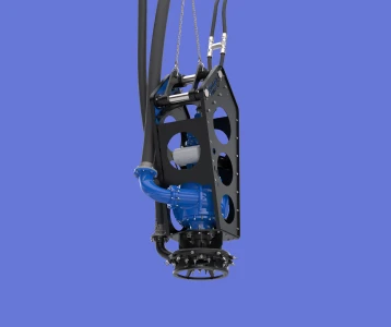 cable deployed dredge pumps