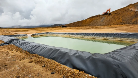 temporary pond building